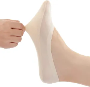 Womens No Show Thin Socks Cotton Nylon Low Cut Liner Non Slip hidden Invisible Socks for Flats Sneaker 4-6 pack