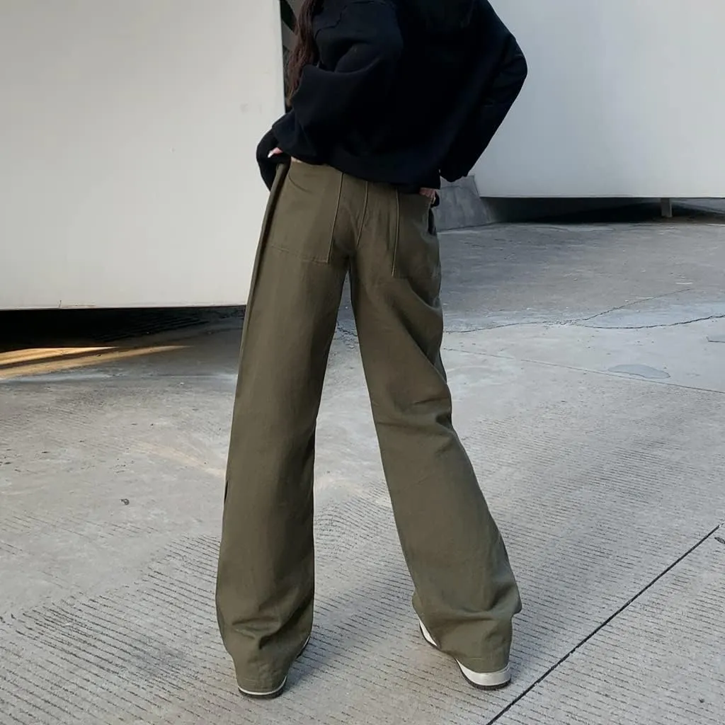 Women's Pants Y2k Flare Leggings Cargo Gothic Trousers Vintage Slim fit Bell Bottom Harajuku Streetwear