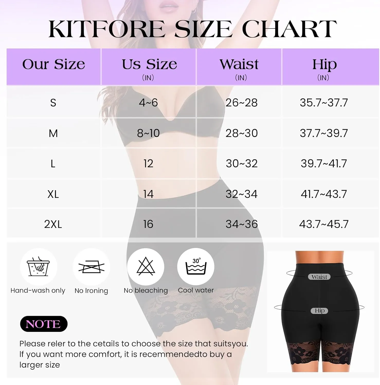 Womens Shapewear Shorts Tummy Control Slip Shorts Seamless Anti Chafing Shaping Boyshorts Lace Under Shorts