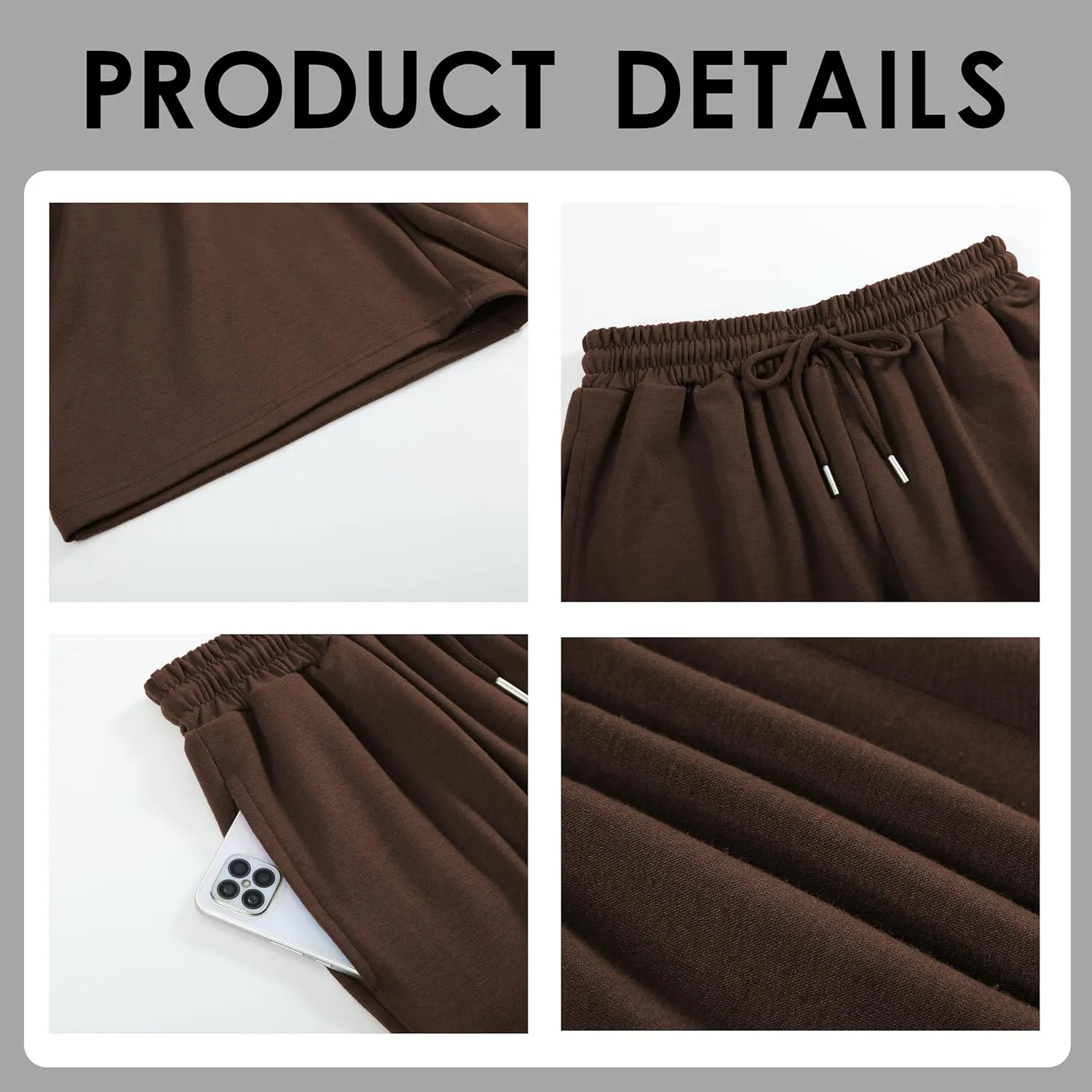 Womens Summer Sweat Shorts Casual Beach Vacation Clothes Running Shorts with Pockets