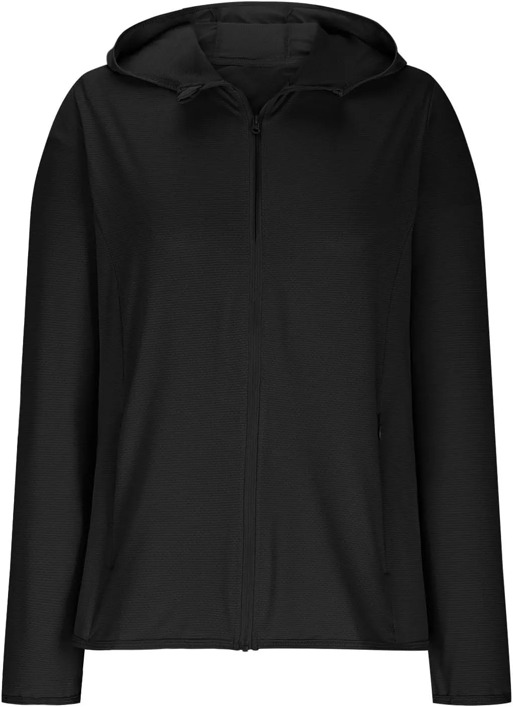 Womens UPF 50  Athletic Jacket Summer Lightweight Sun Protection Zip Up Hoodie UV Protect Long Sleeve Shirts